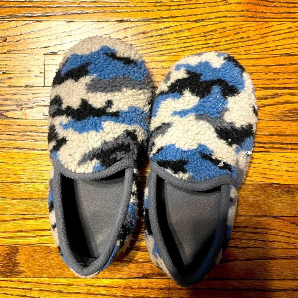 Cozy Camouflage Slippers‎ youth wonder nation 4-5